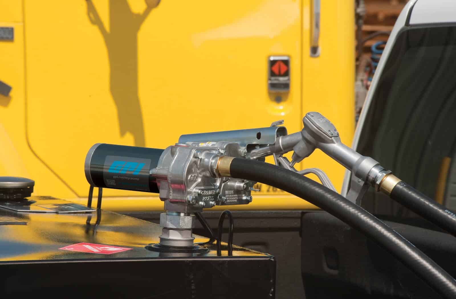 GPI® 12V 18 GPM Fuel Transfer Pump with Manual Shutoff Nozzle Hi